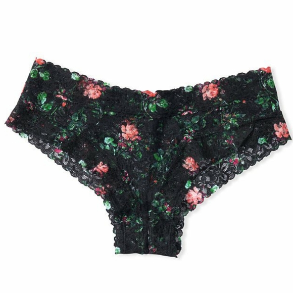 VS FLORAL LACE CHEEKY PANTY XL - Picture 2 of 6